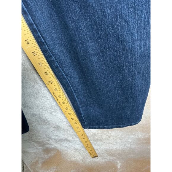 Gloria Vanderbilt Amanda Jeans Womens 18W Dark Wash Denim Straight Leg Pants - Picture 6 of 8